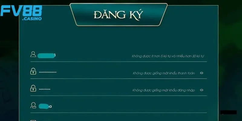 Những lưu ý chung khi đăng ký Fv88 để chơi game